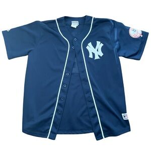 Boys Youth New York Yankees Majestic Jeter #2 Jersey Size S